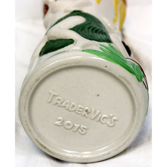 2015 trader Vic's Fog Cutter Tiki Mug Vase Ceramic Hula Girls Classic Fine Rum - Picture 9 of 9